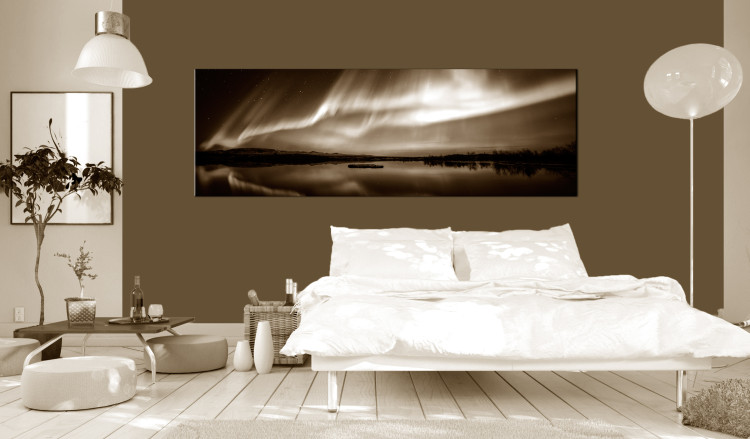 Large canvas print Lake in Sepia III [Large Format] 149043 additionalImage 5