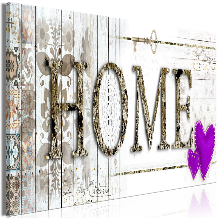 Large canvas print Home and Keys [Large Format] 149143 additionalImage 2