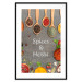 Poster Culinary Essentials - Colorful Composition of Herbs and Vegetables on a Stone Slab 149243 additionalThumb 24
