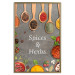 Poster Culinary Essentials - Colorful Composition of Herbs and Vegetables on a Stone Slab 149243 additionalThumb 23