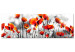 Canvas Art Print Impression With Poppies (1 Part) Narrow 149943