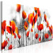 Canvas Art Print Impression With Poppies (1 Part) Narrow 149943 additionalThumb 2