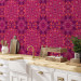 Modern Wallpaper Pink Pattern - Decorative Round Lace Pattern With Many Details 150043 additionalThumb 9