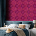 Modern Wallpaper Pink Pattern - Decorative Round Lace Pattern With Many Details 150043 additionalThumb 4