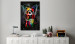 Acrylic print Colourful Animals: Racoon [Glass] 150643 additionalThumb 3