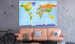 Large canvas print World Map with Purple Accents [Large Format] 150743 additionalThumb 5