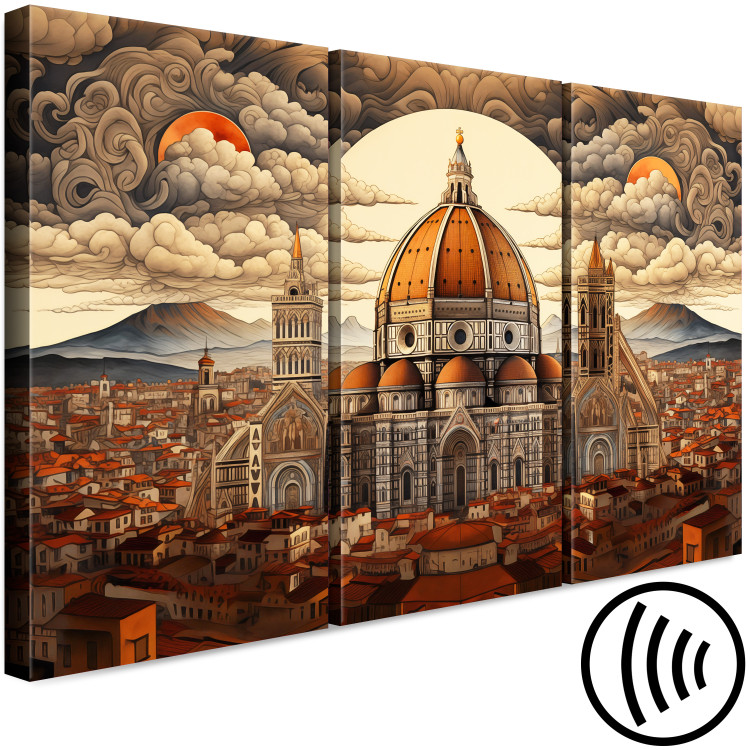 Canvas Florence - Cathedral of Santa Maria del Fiore, Heart of Tuscany 151943 additionalImage 6