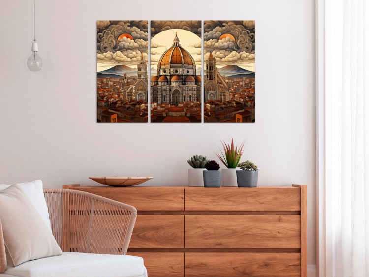 Canvas Florence - Cathedral of Santa Maria del Fiore, Heart of Tuscany 151943 additionalImage 3