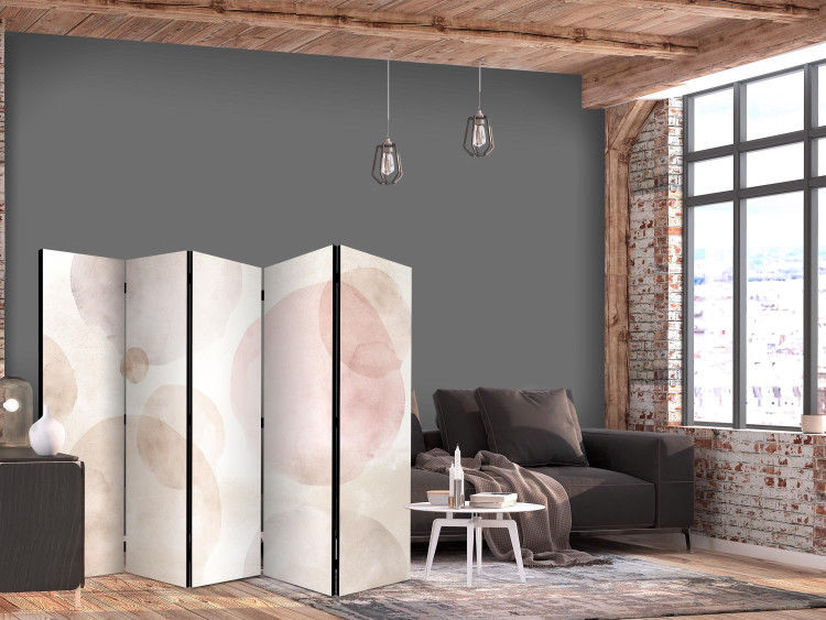 Room Divider Screen Levitating Beauty - Delicate Watercolor Composition II [Room Dividers] 152043 additionalImage 4