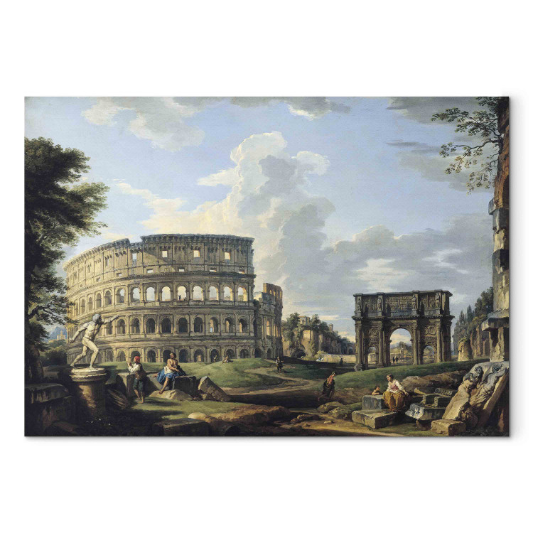 Art Reproduction The Colosseum and the Arch of Constantine 153443