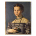 Art Reproduction Portrait of a young girl with a book 153743