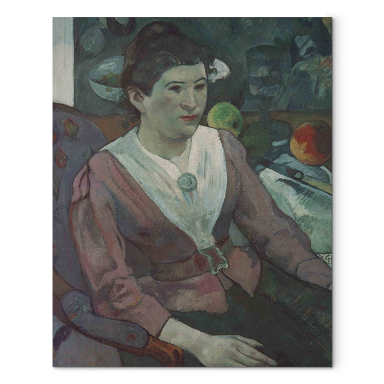 Art Reproduction Portrait de femme à la nature morte de Cézanne-Marie Derrien à la nature morte de Cézanne 154043