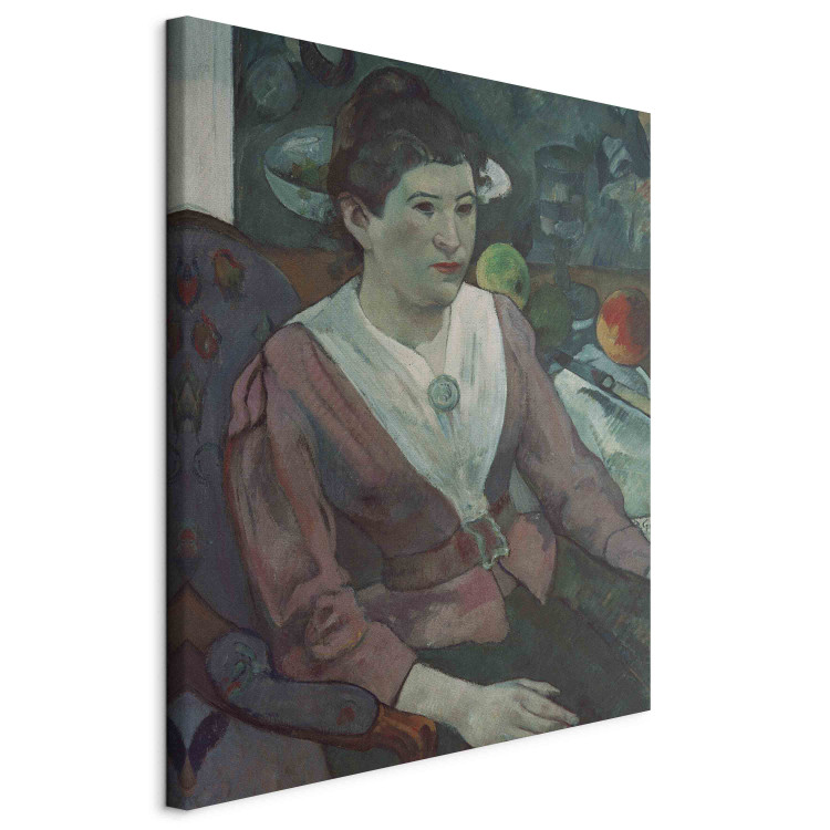 Art Reproduction Portrait de femme à la nature morte de Cézanne-Marie Derrien à la nature morte de Cézanne 154043 additionalImage 2