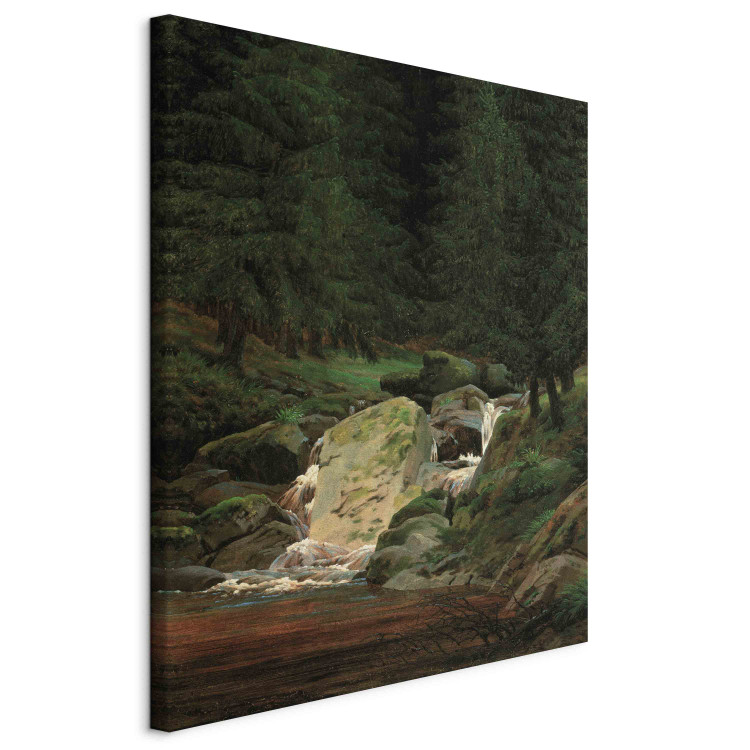 Reproduction Painting Waterfall in the fir wood 157643 additionalImage 2
