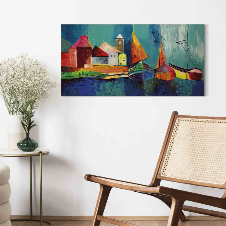 Canvas Print Fairytale sailingboats 49543 additionalImage 3