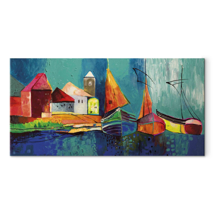 Canvas Print Fairytale sailingboats 49543 additionalImage 7