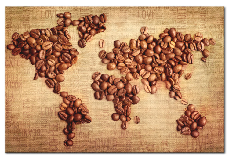 Canvas Print Coffee from around the world 55443