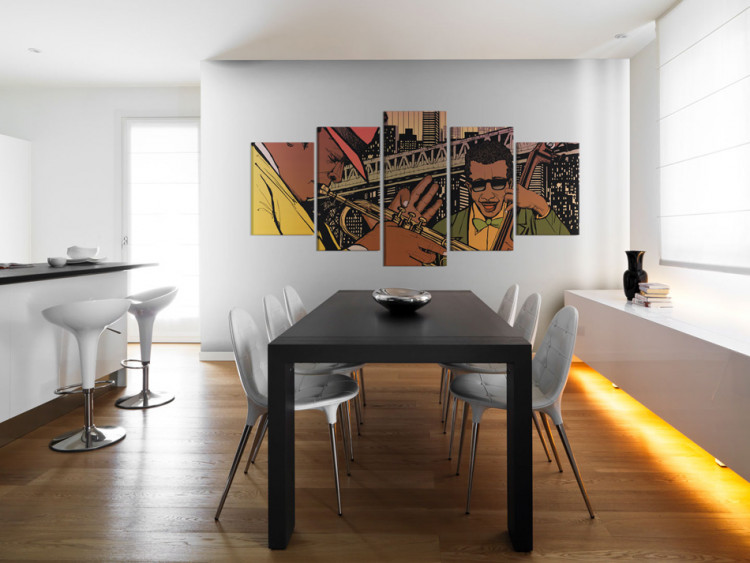 Canvas Art Print Jazzy NYC 55643 additionalImage 3