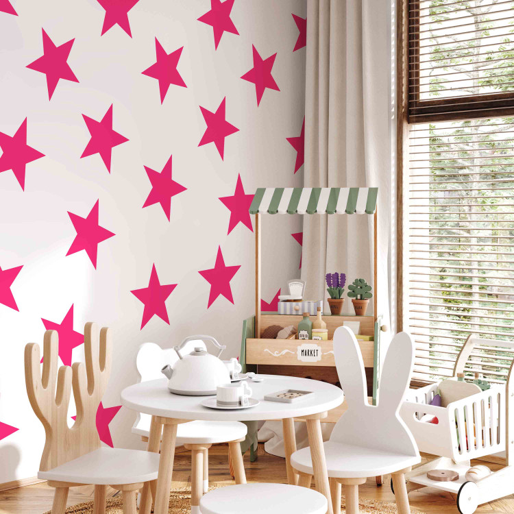 Wall Mural Pink Star 90243 additionalImage 4