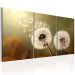 Canvas Art Print Whisper of Summer (3-piece) - Delicate Dandelions in Breeze 92743 additionalThumb 2