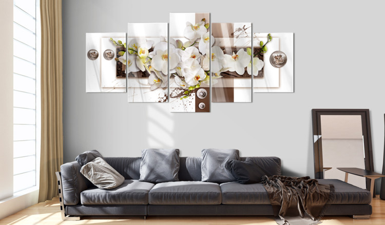 Print On Glass Flowery Installation [Glass] 92943 additionalImage 3