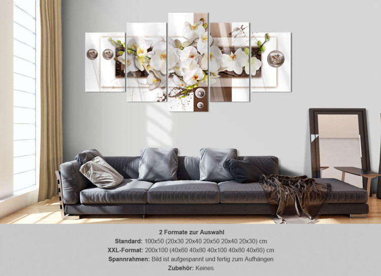 Print On Glass Flowery Installation [Glass] 92943 additionalImage 7
