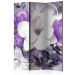 Room Divider Screen Purple Empress - magnolia flower with small purple flowers 95643