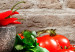 Canvas Art Print Red Vegetables (1 Part) Brick Narrow 107953 additionalThumb 5