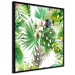 Poster Tropical shadow (square) - botanical composition with green leaves 114353 additionalThumb 9