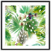Poster Tropical shadow (square) - botanical composition with green leaves 114353 additionalThumb 15