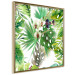 Poster Tropical shadow (square) - botanical composition with green leaves 114353 additionalThumb 10