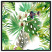 Poster Tropical shadow (square) - botanical composition with green leaves 114353 additionalThumb 18