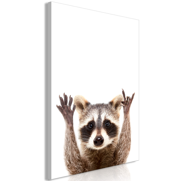 Canvas Print Raccoon (1 Part) Vertical 114953 additionalImage 2