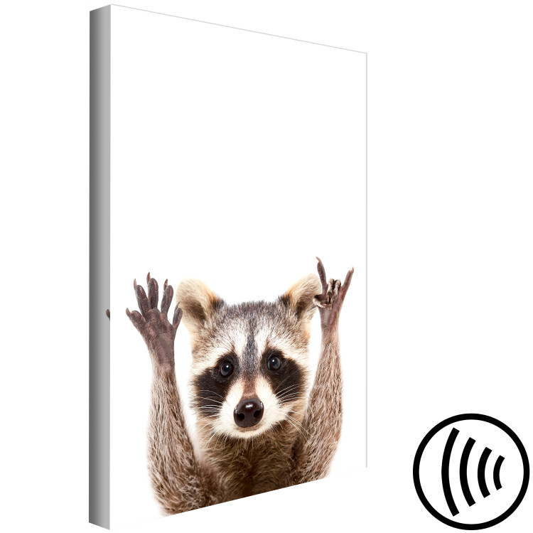 Canvas Print Raccoon (1 Part) Vertical 114953 additionalImage 6