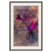 Wall Poster Honey Abstraction - colorful geometric composition with a hint of pink 118253 additionalThumb 18