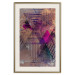 Wall Poster Honey Abstraction - colorful geometric composition with a hint of pink 118253 additionalThumb 19