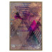 Wall Poster Honey Abstraction - colorful geometric composition with a hint of pink 118253 additionalThumb 20