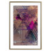 Wall Poster Honey Abstraction - colorful geometric composition with a hint of pink 118253 additionalThumb 14