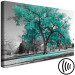 Canvas Autumn in the Park (1 Part) Wide Turquoise 122753 additionalThumb 6