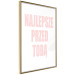 Wall Poster The Best Is Yet to Come - pink text in Polish on a white background 122853 additionalThumb 12