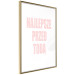 Wall Poster The Best Is Yet to Come - pink text in Polish on a white background 122853 additionalThumb 6