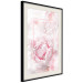 Poster Fleeting Beauty - rectangular figures and pink flowers in the light 123053 additionalThumb 3