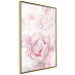 Poster Fleeting Beauty - rectangular figures and pink flowers in the light 123053 additionalThumb 14