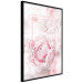 Poster Fleeting Beauty - rectangular figures and pink flowers in the light 123053 additionalThumb 10