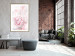 Poster Fleeting Beauty - rectangular figures and pink flowers in the light 123053 additionalThumb 15
