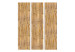 Room Divider Screen Amazonian Wall (3-piece) - brown pattern with a botanical motif 124153 additionalThumb 3