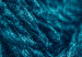 Wall Poster Emerald Wool - detailed wool texture in turquoise color 124453 additionalThumb 4