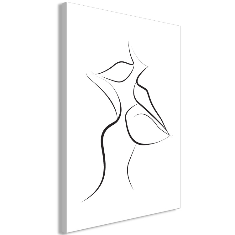 Canvas Art Print First Kiss (1 Part) Vertical 125253 additionalImage 2