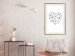 Wall Poster Love Mosaic - black line art heart on a contrasting white background 125453 additionalThumb 21