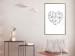 Wall Poster Love Mosaic - black line art heart on a contrasting white background 125453 additionalThumb 7